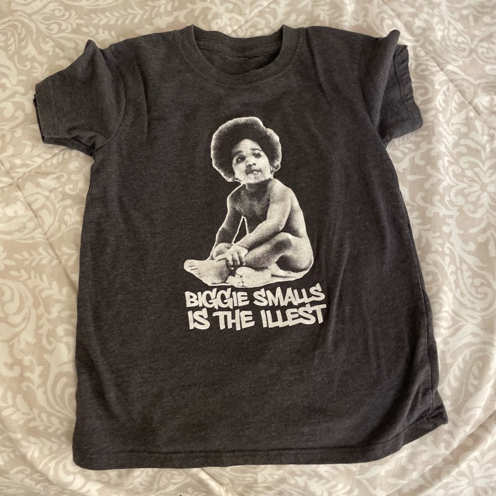 Biggie small is the illest tshirt size 4-5 boys